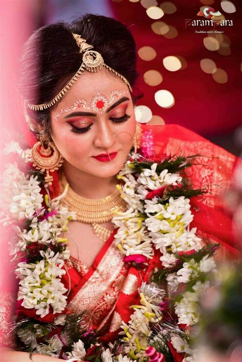 💜📌pin👑 Additri Vanya️ 🎨🌷 ••🦋ruhaniyat Pinterest🦋•• Bengali Bridal Makeup Indian Bride
