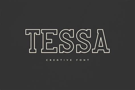 Tessa Font By Vladfedotovv · Creative Fabrica