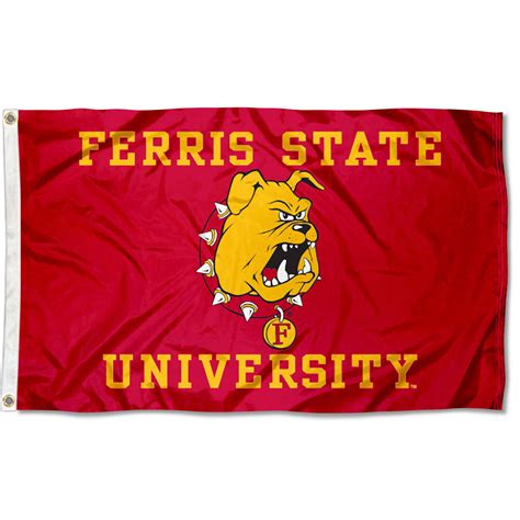 Ferris State Bulldogs Fsu Flag 3x5 Banner 848267012561 Ebay