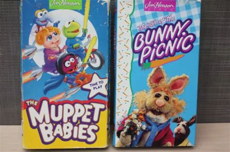 Lot Of 2 Vhs Movies Jim Henson Muppet Babies And The Tale Of The
