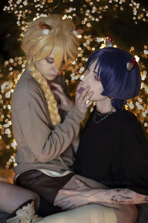 🎄 Merry Christmas 2022 ☂️☀️ Scaramouche Wanderer X Aether Cosplay