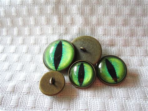 Sew On Glass Cat Eyes 20mm 18mm 16mm 14mm 12mm Loop Backed Etsy