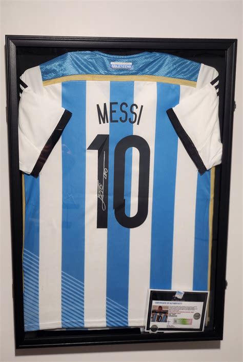 Lionel Messi Autographed Argentina Jersey With Coa
