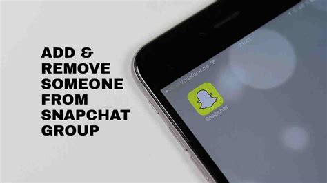 how to add and remove someone from snapchat group 2023