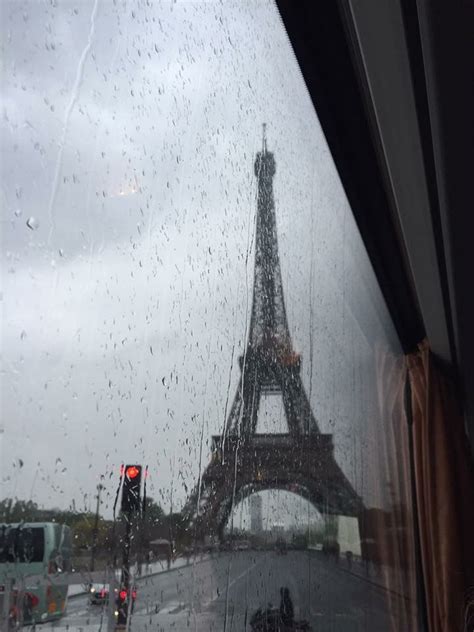 Eiffel Tower On A Rainy Day Eiffel Tower Tower Eiffel