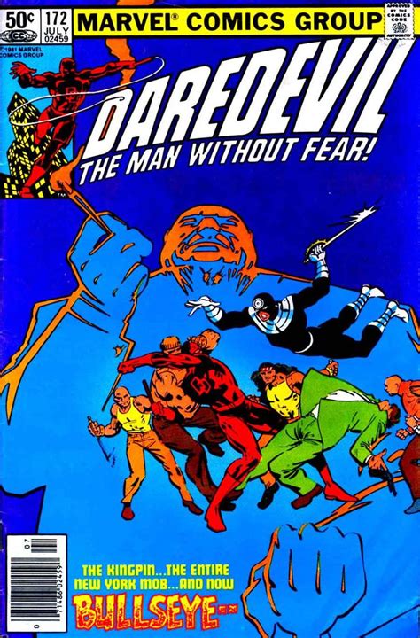 Daredevil V1 172 Kingpin Marvel Comic Book Cover Art By Frank Miller