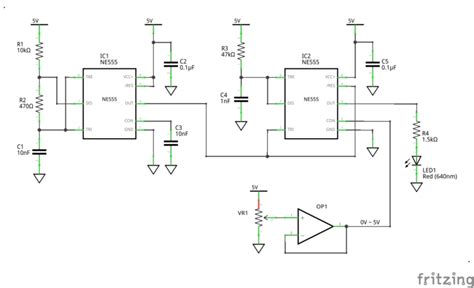 タイマic Ne555 を使ってみた 6 電圧信号で制御する Pwm波発生回路 Meyons Study