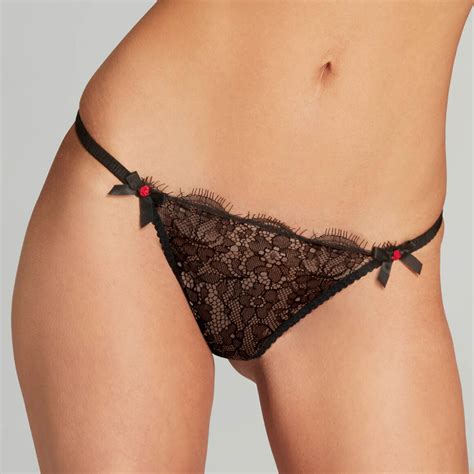 Anne Sax Klassisk Trusse AGENT PROVOCATEUR Lorna Lace Trusse Black