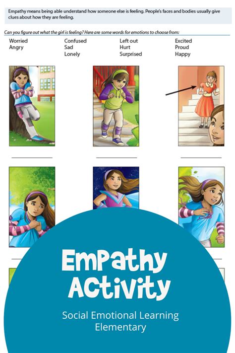 Predicting Emotions Empathy Worksheet — Elementary Social Emotional