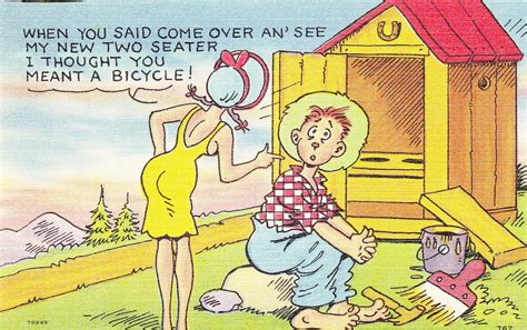 Pin On Outhouse Postcards Cartoons Humor