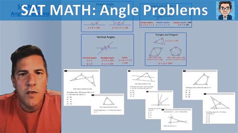 Sat Math Angle Problems Youtube