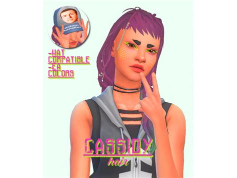 Punasims Lis 2 Cassidy Hair The Sims 4 Download Simsdomination