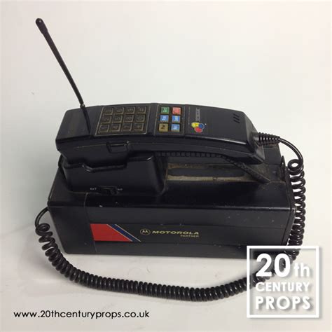 1980s Motorola 4500x Mobile Phone Vintage Props