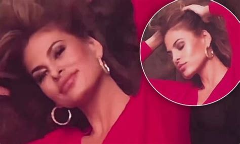 Eva Mendes Looks Absolutely Stunning In Ravishing Red Number And