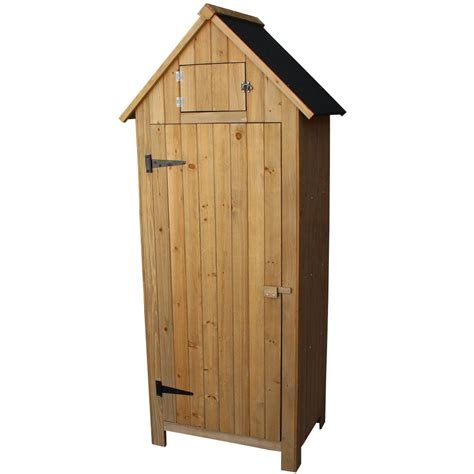 Ktaxon 70 Inch Fir Wood Arrow Shed Garden Shed Wooden Lockers With