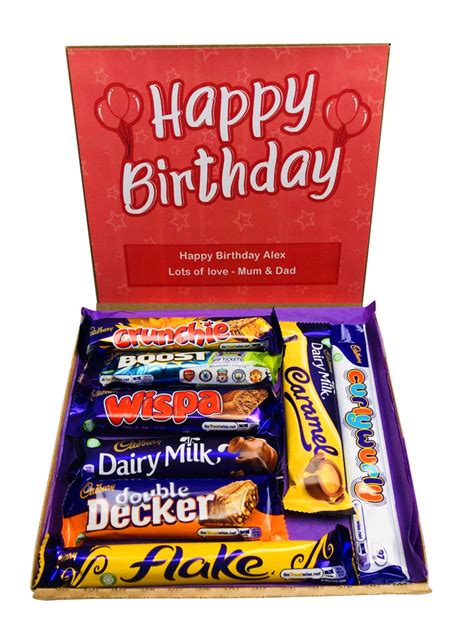 Happy Birthday Cadbury Chocolate T Box Hamper Chocolates Etsy