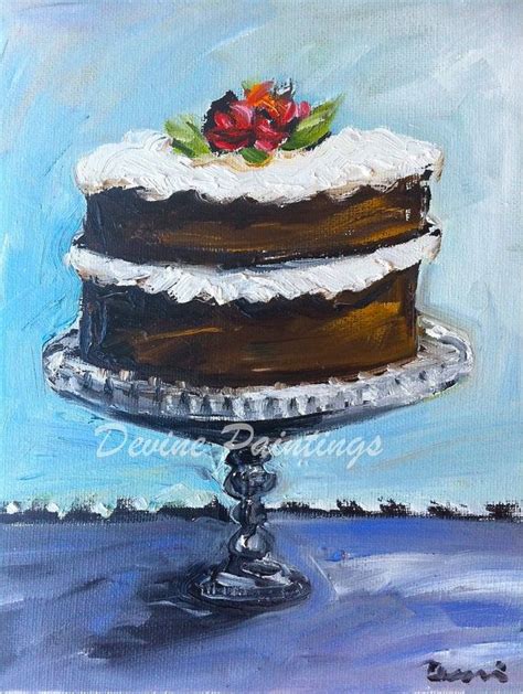 Loinlondon Special Painted Cakes Dessert Illustration Food Painting