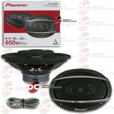 Pioneer Ts A6980f 6 X 9 6x9 Inch 4 Way Car Audio Coaxial Speaker 650