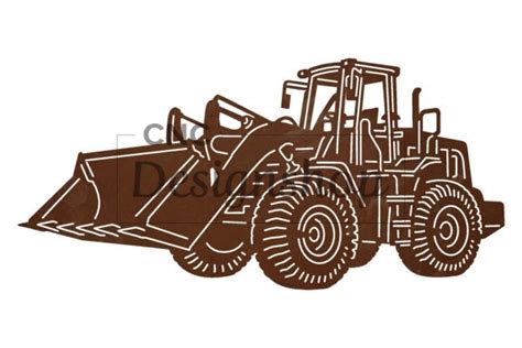 Front End Loader Tractor Dxf File For Cnc