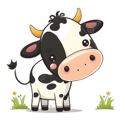 Ilustración De Dibujos Animados De Vaca Png Dibujos Vaca Dibujos