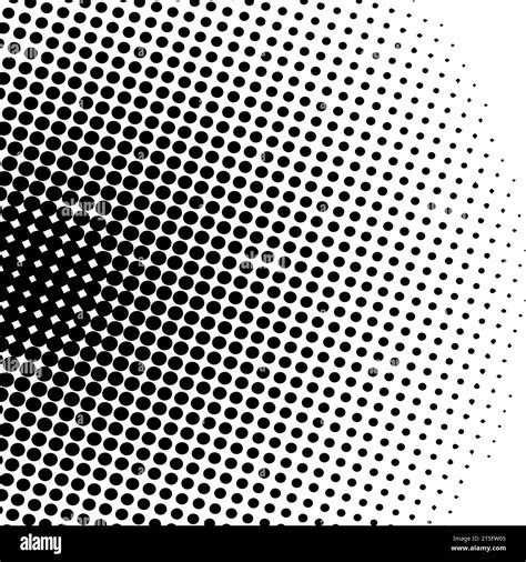 Vector Halftone Dots Black Dots On White Background Stock Vector Image