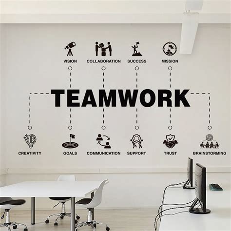 Teamwork Values Office Team Team Spirit Team Building Etsy