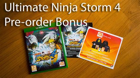 Naruto Ultimate Ninja Storm 4 Unboxing Exclusive Pre Order Bonus See
