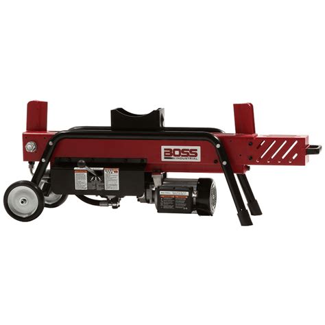 8 Ton Boss Industrial Dual Action Electric Log Splitter Ed8t20 — Wood