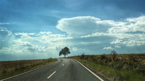 Landscape Photography Of Empty Road During Daytime Hd Wallpaper