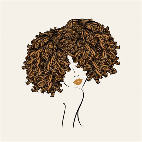 Curly Hair Model Illustrations Royalty Free Vector Graphics And Clip Art