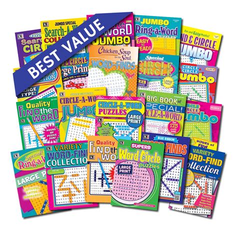 21 Word Search Magazines Kappa Puzzles