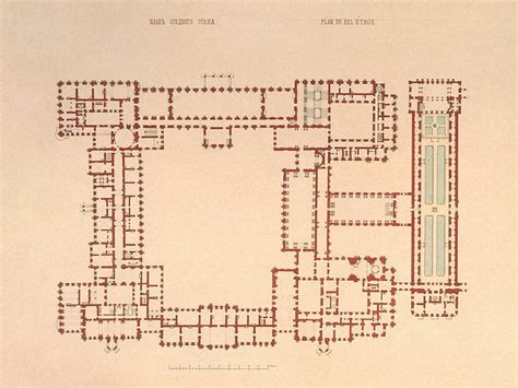 Winter Palace The Plan Of The First Floor Grundriss