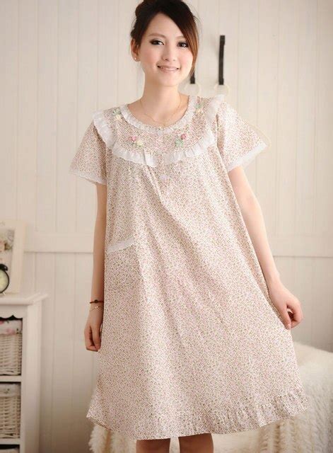 Summer Nightgown Female 100 Cotton Cloth Short Sleeve Dress Plus Size Xxxl Women Sleepwear