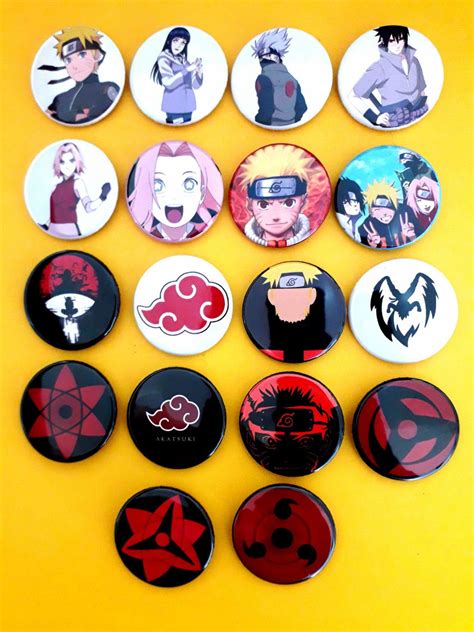 Promoção bottons Naruto Elo Produtos Especiais