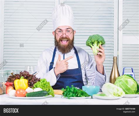 Man Cook Hat Apron Image And Photo Free Trial Bigstock