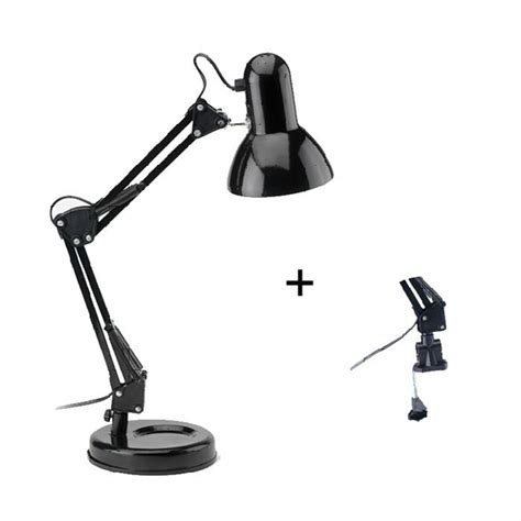 Techno Lampe De Bureau Articulée En Métal Noir Achat Vente Techno