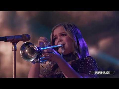 Sarah Grace Plays The Trumpet On Cover Of Amazing Grace The Voice