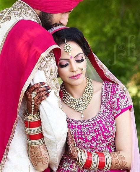 Punjabi Wedding Couple Indian Wedding Poses Indian Bridal Photos