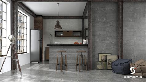 What is an industrial style house? Modern industrial interior design - Azulev Grupo