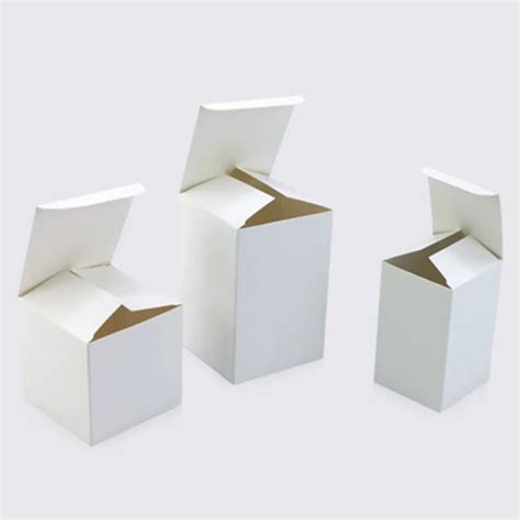 White Carton Custom Made Packaging Box For Spot Products General White