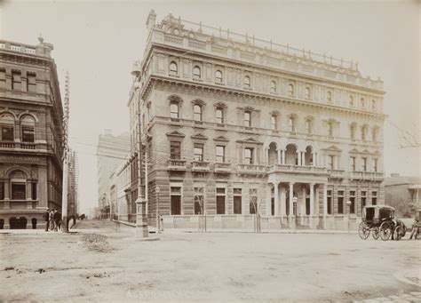 Photograph Australian Club Melbourne Victoria Circa 1890