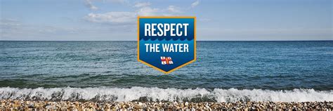 Safety posters communicate the importance of proper procedures and practices throughout the workplace. RNLI Skegness > Respect the Water