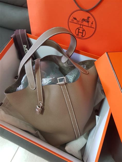 Hermes Picotin 22 Etoupe Luxury Bags And Wallets Handbags On Carousell