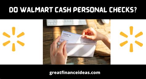Do Walmart Cash Personal Checks Finance Ideas For Saving Banking