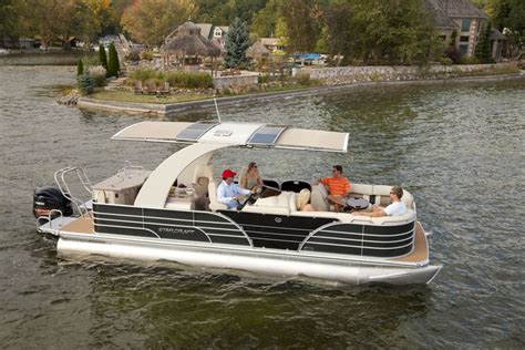 Redefining Luxury Pontoon Boats With Automated Shade Sureshade In