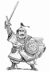 Diterlizzi Tony Hobgoblin Fantasy Orcs Warrior Fairies Sutherlands sketch template