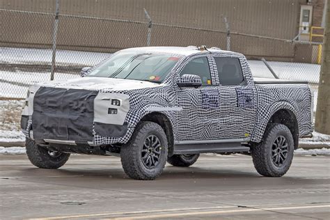 2023 Ford Ranger Raptor Spied Testing With Mild Changes