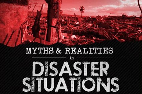 Infographic Myths In Disaster Situations Abs Cbn News