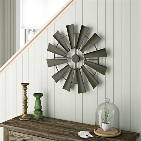 This old fence wood turned wall decor was already looking pretty but erika didn't stop there. Gracie Oaks Full Windmill Rustic Farmhouse Wall Décor & Reviews | Wayfair