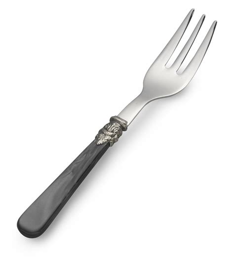 Cake Fork Pastry Fork Black With Mother Of Pearl Eme Napoleon